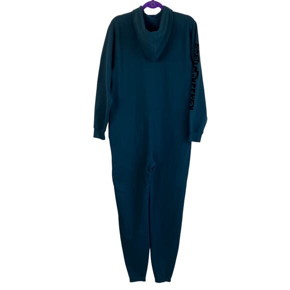 Savage X Fenty Sz S Forever Showgirl Hooded Jumpsuit in Green Light Flaw - Picture 12 of 16